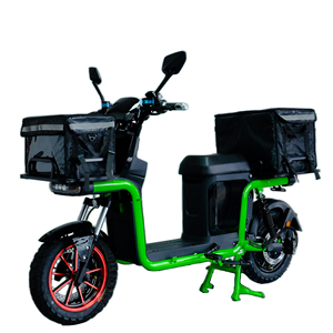 Moto Scooter Électrique de Livraison Commerciale 1500W à Moteur Puissant, Double Porte-Bagages, Longue Autonomie, Vélo Électrique, Vente en Gros Usine, Support OEM - Product Image 1