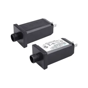 Vendo 3V 2A Tipo de enchufe directo Fuente de alimentación conmutada a prueba de lluvia 3 voltios 2amp 6W Adaptador de CC de CA a prueba de agua para luces LED exteriores