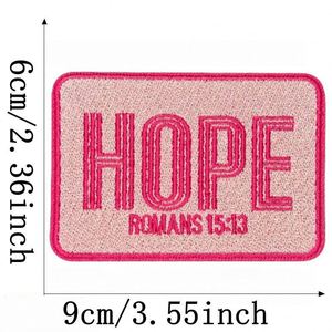 Nuevo parche termoadhesivo bordado con diseños de 'Hope Mama', 'Cowboy', 'Praying Moms Club' y 'Take It Easy' para decoración de abrigos y sombreros de exterior - Product Image 6