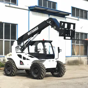 Hydraulic Off Road Price Telehandler Telescopic Boom Forklift 4x4 All Terrain Diesel Forklift For Sale