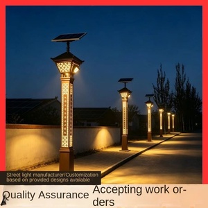 Modern Chinese Style Aluminum Alloy Powder-Coated Outdoor Decorative Garden <b>Light</b> LED 2m 3m IP65 Pathway Garden Lamp 10-Year - Product Image 2