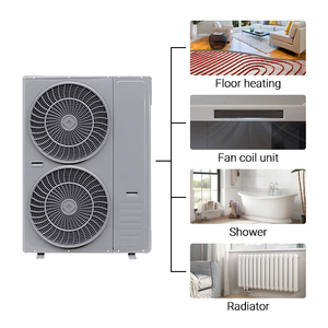 UE CE Économie d'énergie domestique 10kw 20kw 30kw EVI Dc Inverter A +++ r290/r32 chauffe-eau monobloc à pompe à chaleur air-eau pour le chauffage - Product Image 3