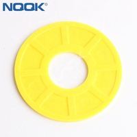 Panneau d'arrêt d'urgence chinois 22x60, plaque d'avertissement 22mm 60mm, matériau plastique, 16A max. Courant 250V Max. Tension