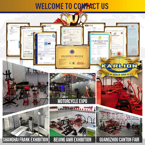 Grúa Hidráulica para Motocicletas KARLION, Capacidad de Elevación de 900 kg, Certificación CE, Plataforma de 2200x750 mm, Elevador Manual de Tipo Pórtico - Product Image 6
