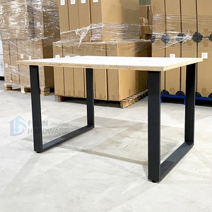 Modern Industrial-Style Metal Brass Table <strong>Bench</strong> <strong>Legs</strong> Heavy-Duty Stainless Steel Cast Iron for Dining Table Living Room Furniture - Product Image 6