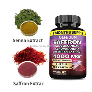 Capsules de complément alimentaire à base de safran naturel pour le soutien émotionnel, OEM ODM avec extrait de safran, vitamine B6, complément alimentaire - Product Image 2