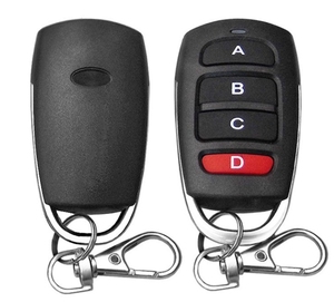 4 أزرار ABCD البلاستيك العالمي المتداول مصراع الباب الكهربائي التحكم عن بعد للماء ، ، MHz - Product Image 3