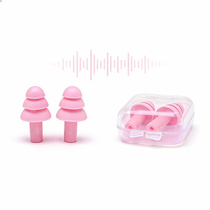 Tappi per Orecchie Impermeabili in Silicone per <span class=keywords><strong>Nuoto</strong></span>, Tipo <span class=keywords><strong>Occhialini</strong></span> <span class=keywords><strong>da</strong></span> Gara, Proteggono le Orecchie dall'Acqua, Marca OEM per Uomini e Donne - Product Image 5
