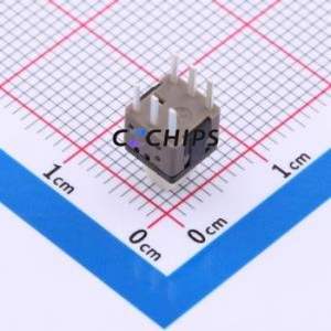 PS-5836DVB-6PL Push Button Switch Through hole Component (THT) Switch Self-Locking Rectangle Plunger 500mA 24V - Product Image 2