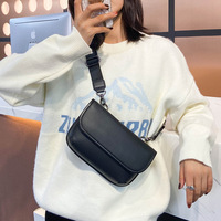Sac bandoulière et sac de poitrine unisexe tendance en PU à carreaux, version coréenne rétro, best-seller