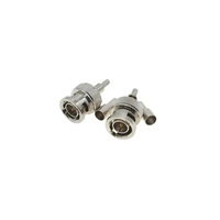 Connecteur coaxial RF BNC mâle/femelle droit à sertir ou à souder pour antenne et assemblage de câble RF