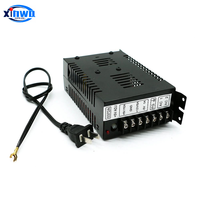 Boîtier de commutation Black Metal Xinwili 0372A avec prise EU 110/220V pour borne d'arcade de jeu personnalisée et distributeur de jeux Jamma