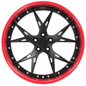 Rines de Aleación de Aluminio Forjado Rojos de 18 Pulgadas con Diseño Multirradio, Aptos para BRZ <span class=keywords><strong>XV</strong></span> Forester Outback 2011 - Product Image 3