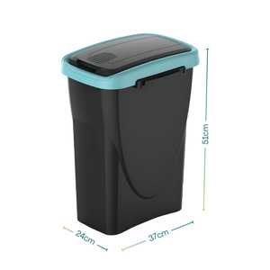 Plastic <b>Bin</b> 25 Litre Swing <b>Lid</b> Modular Waste Collection Container for Kitchen Use - Product Image 2