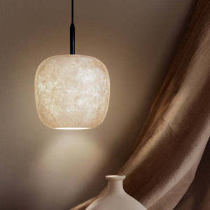Marble Pendant <b>Light</b> Round <b>Led</b> Home Lighting For Living Room Staircase Chandelier - Product Image 1