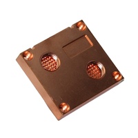 Chine OEM puce électronique LED amplificateur de puissance de refroidissement, fournisseur de Dongguan, ailerons cousus ondulés empilés dissipateur de chaleur en aluminium