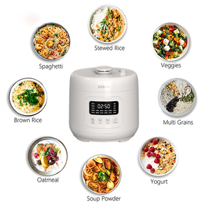 HY 900W Elektrischer Dampfgarer mit Hoher Leistung, 8 Voreingestellten Menüs, Digitaler Smarter Schnellkochtopf und Reiskocher - Product Image 2