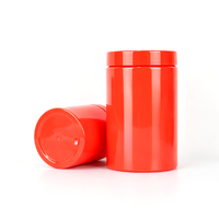 Bouteille en plastique PET de qualité alimentaire à large ouverture de 600 ml et 1300 ml pour poudre de suppléments, capsules, vitamines, bonbons gélifiés – Prise en charge de la personnalisation