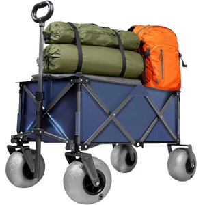 New Hot Items shopping wagon folding beach <b>trolley</b> wagon cart folding beach <b>camp</b> <b>trolley</b> - Product Image 1