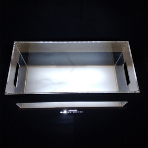 Hölzerner Transparenter LED-Eiskübel mit Griff Individuelles Markenlogo Kühler Bier-Wein-Eimer Marken-Kühler Eiskübel für Artois <span class=keywords><strong>Bock</strong></span> - Product Image 3