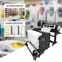 Imprimante à sublimation pour t-shirts grand format EraSmart I3200 XP600 A1 60CM avec secoueur de poudre DTF vertical de 60 cm