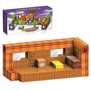 Mine World bloques magnéticos cubos construir Mine Magnet World Game juguetes temáticos para niño y niña - Product Image 1