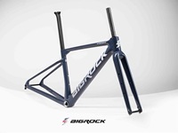 Kit cadre de vélo de gravier Bigrock 960g en carbone ultra-léger, module élevé, dropout UDH, câblage interne complet, pour vélo d'aventure