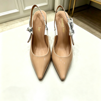 Sandales tendance de luxe de marque pour femme, classiques avec nœud en sangle, chaussures décontractées d'été pour l'extérieur