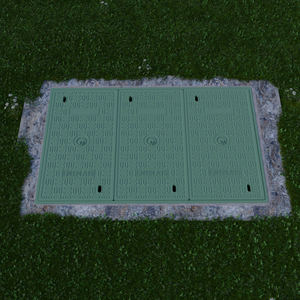 도로 잔디 배수용 SMC A15 FRP 맨홀 커버 - Product Image 3