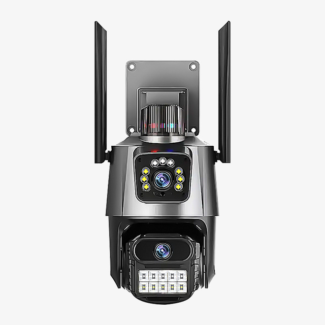 Outdoor CCTV Security Camera Dual Lens WIFI Network Camera HD Wireless PTZ Video Security IP Camera