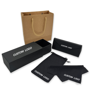 Biểu tượng tùy chỉnh Shade Set bao bì Túi pouch tùy chỉnh sang trọng Sun Eye trường hợp kính mát hộp kính mắt kính trường hợp - Product Image 3
