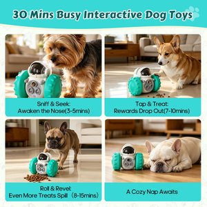 Nouveauté 2026 : Jouets interactifs pour animaux de compagnie – Distributeur de friandises au design unique pour chiens et chats – Jouets à mâcher interactifs pour animaux - Product Image 4
