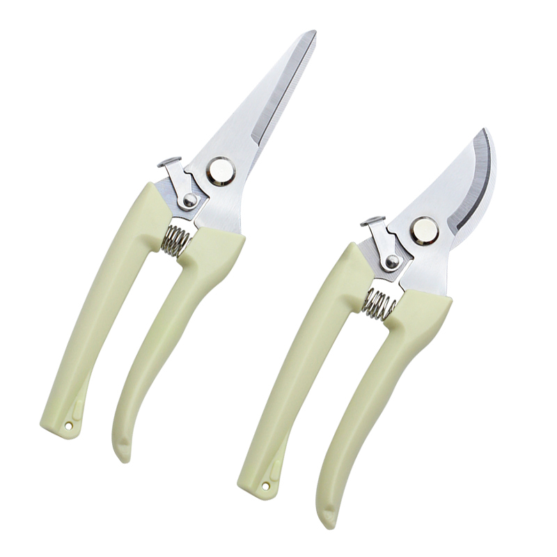 Green Stainless Steel Blades Pruning Shear
