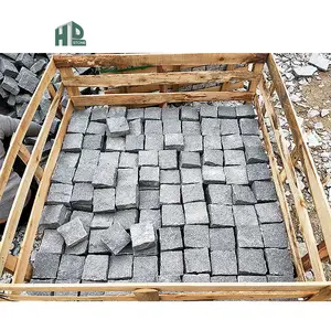 Hot Sale cutting Natural Paving stone New G654 Dark Grey Granite Stone