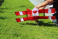 Cerf-volant d'avion réaliste 3D