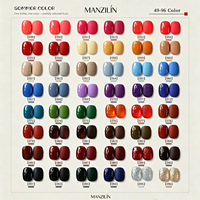Vernis à ongles gel UV LED ZHI JIA 96 couleurs 12ml, haute pigmentation, auto-nivelant, formule sans trois composants