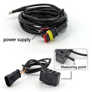 52MM S-Series impulso calibre ultra-fino redondo com luz vermelha LED Display <span class=keywords><strong>Vacuum</strong></span> <span class=keywords><strong>Gauge</strong></span> impulso Meter -30psi ~ 35PSI - Product Image 5