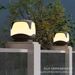 Lampes solaires à poteau Baoyao pour extérieur, étanches, pour jardin, lampes de poteau de clôture, patio, villa, portail, colonne - Product Image 3