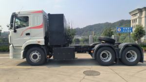 Tractor de tres anillos 6*4 de alta calidad <span class=keywords><strong>Xiaoman</strong></span>, superventas, vehículo de tracción eléctrica pura con carga rápida, nueva condición - Product Image 3