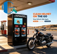 Machine de lavage de casques de moto en libre-service, distributeur automatique de nettoyage de casques, machine de nettoyage automatique de casques de moto