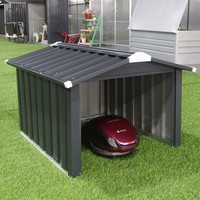 Hochwertiger 2FT*2FT Verzinkter Stahl-Roboter-Schuppen Langlebig Einfach zu Montieren Wasserdicht für Garten und Hof