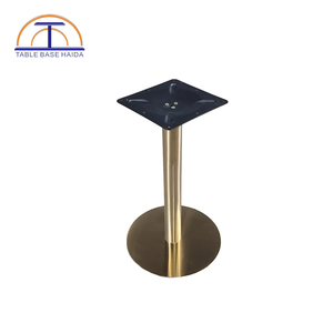 أرجل أثاث حديثة من الفولاذ المقاوم للصدأ، قاعدة طاولة طعام معدنية مصقولة للمنزل والشقق والفنادق وطاولات البار - Product Image 4