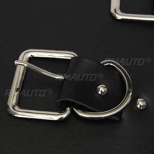 Une paire de sacoches universelles en cuir PU pour moto, sacoches de selle, pochettes pour Harley, imperméables - Product Image 5