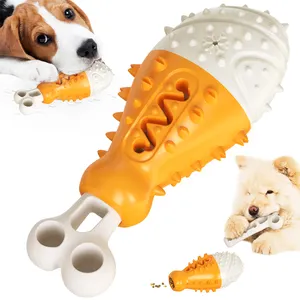 Chicken Leg dog toy Dog Teeth Cleaning Oral Health Care Stress Relieve Molar Stick Leakage Indestructible Durable Chew dog toy