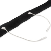 Vêtement en fibre d'argent conductrice approuvé CE et 510(k) par Konmed pour stimulateur basse fréquence TENS EMS, ceinture élastique conductrice