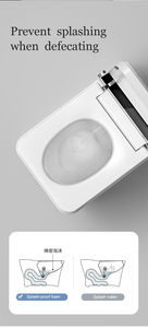 Inodoro Moderno y Elegante <span class=keywords><strong>de</strong></span> Suelo con Descarga Automática, Tanque <span class=keywords><strong>de</strong></span> Agua Oculto Inteligente, Sensor <span class=keywords><strong>de</strong></span> Pie, Control por Aplicación - Product Image 5