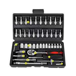 46 Pcs Socket Kit <strong>Small</strong> Box Car Mechanical <strong>Tool</strong> Set Combination Wrench Hand <strong>Tool</strong> Set Car Repair Socket Wrench Set <strong>Tools</strong> - Product Image 2