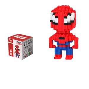 Hot DIY mario stich spider man building blocks 3D jigsaw puzzle children's toys fidget sensory toy for relievre stress