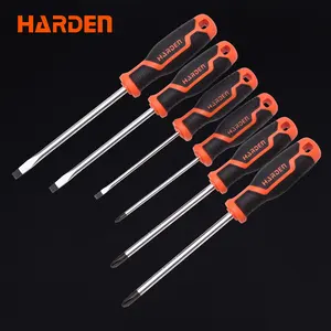 HARDEN Hand Tool 6Pc Screwdriver Set Slotted Screwdriver Phillips Screwdriver Set with Magnetic