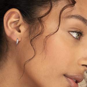 Pendientes de Aro de Plata de Ley 925 para Hombre, 15mm, Joyería Hip Hop, Diamantes de Circonia Cúbica 5A, Bañados en Oro de 14k, Pendientes de Aro Iced Out para Mujer - Product Image 6